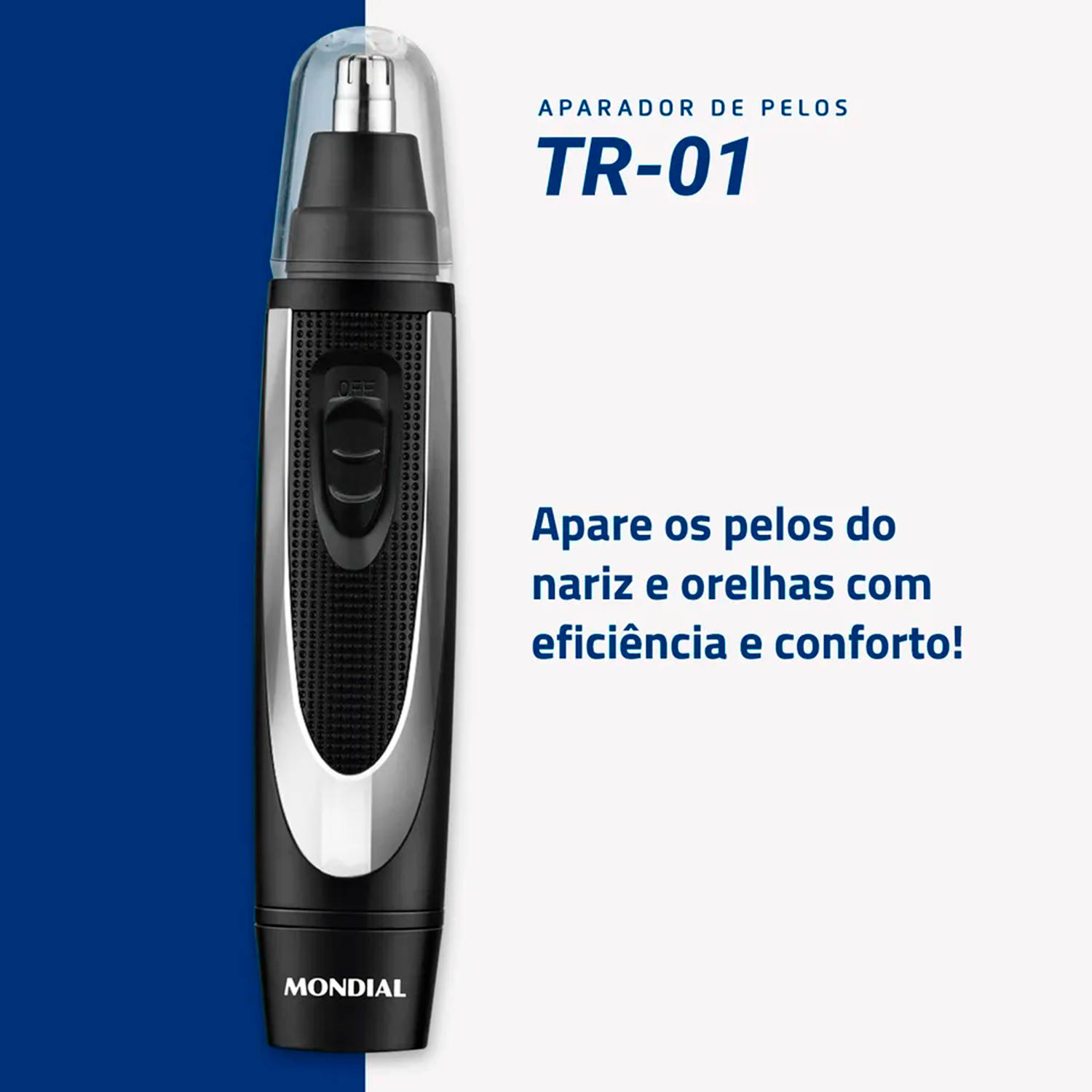 Aparador de Pelos Mondial Classic TR-01 Bivolt 0,8W Aparador de Pelos Mondial Classic TR-01 Bivolt 0,8W